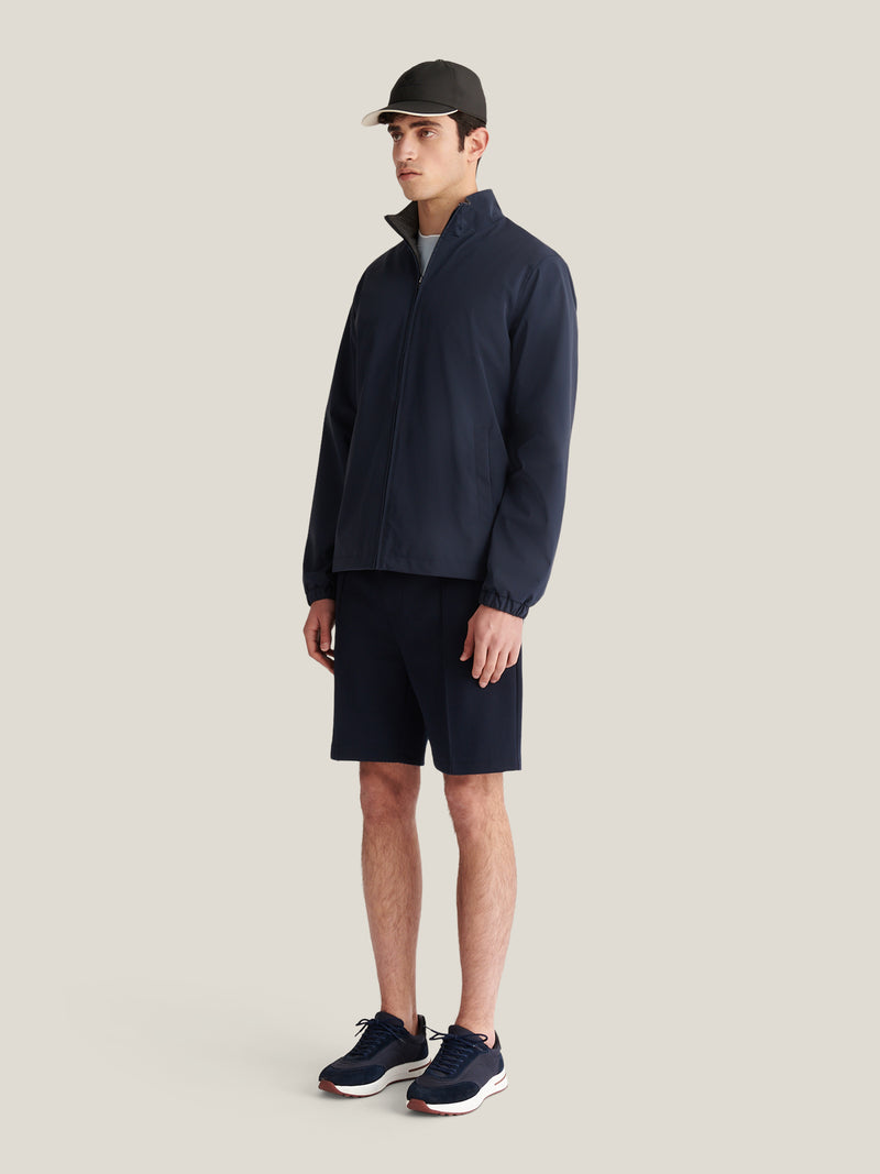 Versailles Zip Jacket in Dark Sapphire Navy