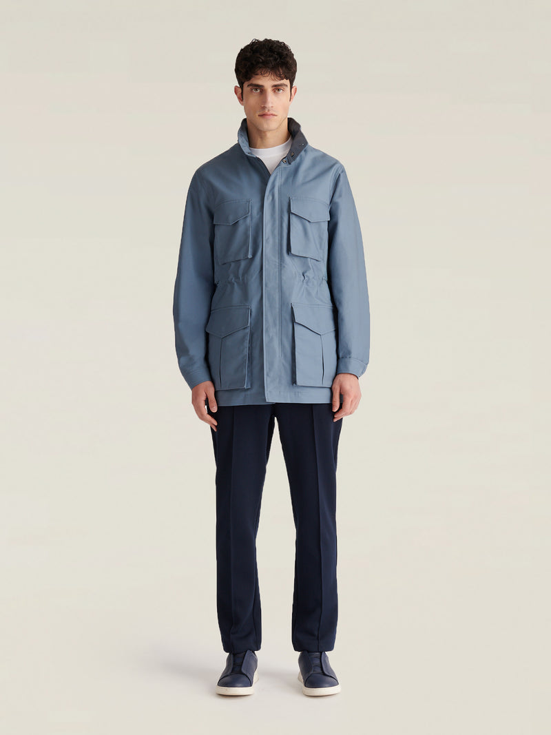The Explorer Field Jacket in Blue Mirage