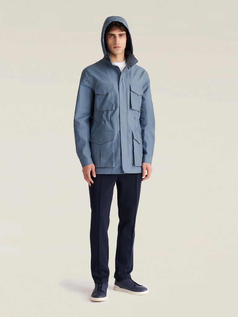 The Explorer Field Jacket in Blue Mirage