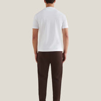 Mercerised Cotton T-Shirt Bright White