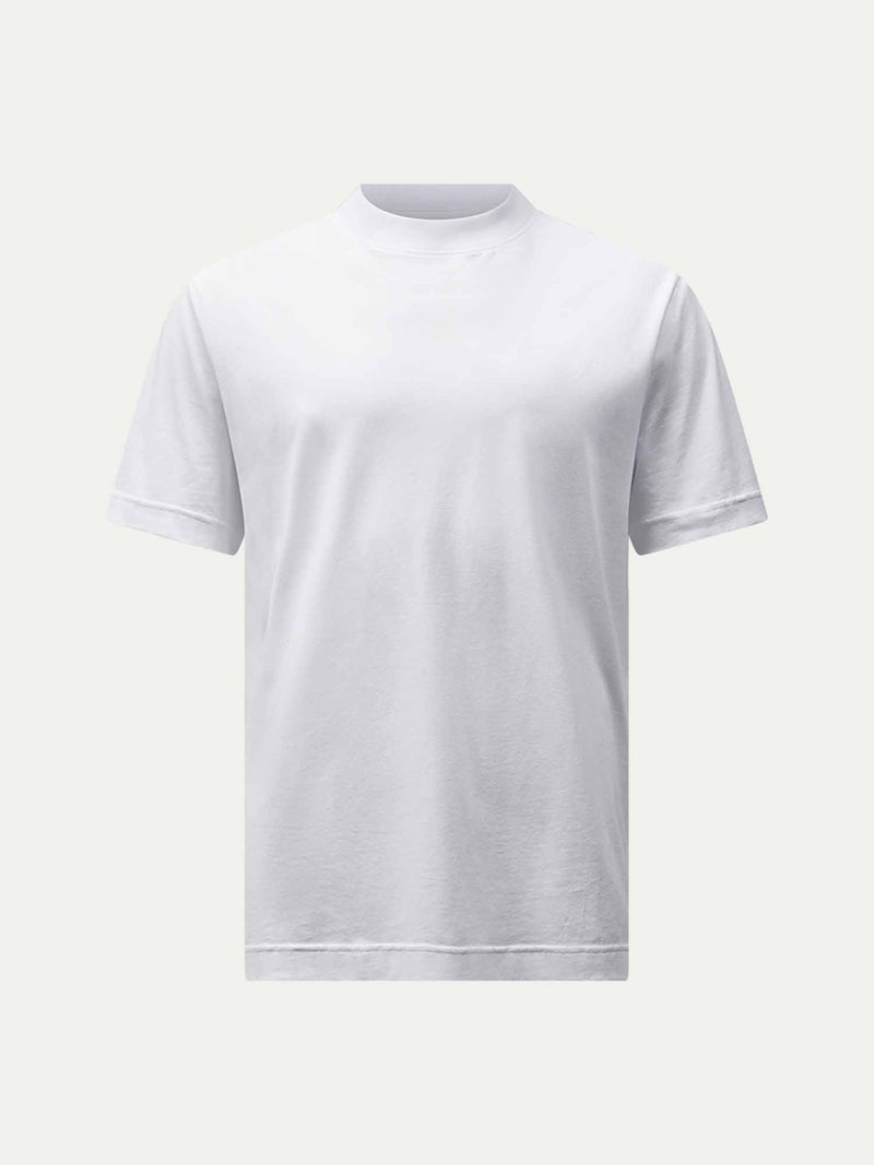 Mercerised Cotton T-Shirt Bright White