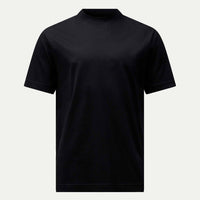 Mercerised Cotton T-Shirt Black