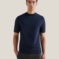 PECKHAM RYE MERCERISED SS T-SHIRT Dark Sapphire Navy