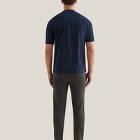 PECKHAM RYE MERCERISED SS T-SHIRT Dark Sapphire Navy