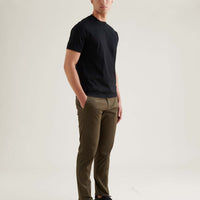 PECKHAM RYE MERCERISED DOUBLE LAYER SS T-SHIRT Black