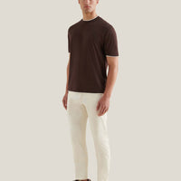 Double Layer Mercerised Cotton T-Shirt Java