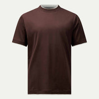 Double Layer Mercerised Cotton T-Shirt Java