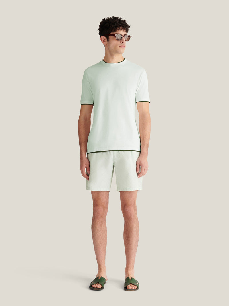 Burlington Double Layer T-Shirt in Seafoam