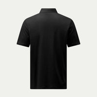 Mercerised Cotton Polo Shirt Black