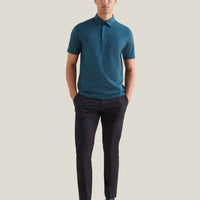 Mercerised Cotton Polo Shirt Stargazer