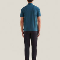 Mercerised Cotton Polo Shirt Stargazer