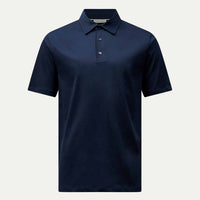Mercerised Cotton Polo Shirt Dark Sapphire Navy
