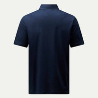 Mercerised Cotton Polo Shirt Dark Sapphire Navy