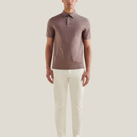 Mercerised Cotton Polo Shirt Iron