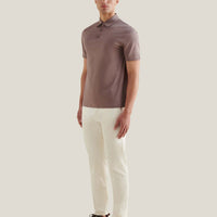 Mercerised Cotton Polo Shirt Iron