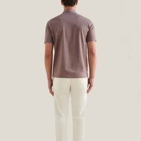 PECKHAM RYE SS MERCERISED JERSEY POLO Iron