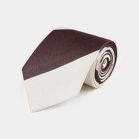Silk Striped Tie in Carafe