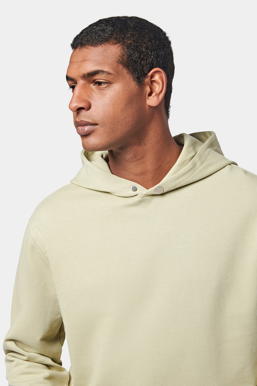 Essential French Terry Hoodie in Alfalfa
