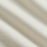 Knitted Short Sleeve V-Neck Polo in Egret