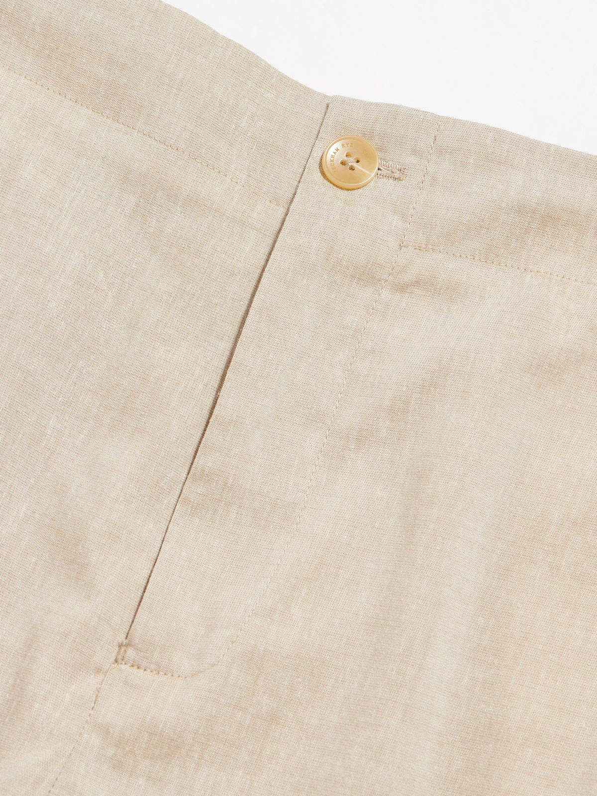 Lido Linen Blend Bermuda Short in Peyote