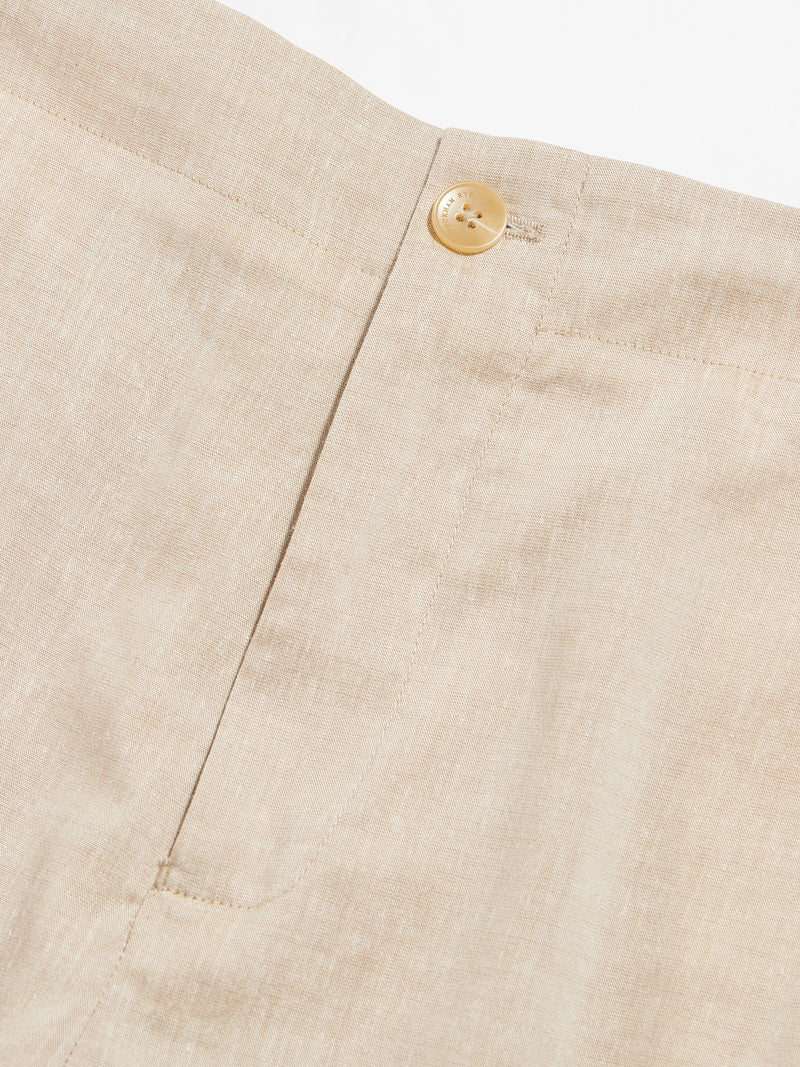 Lido Linen Blend Bermuda Short in Peyote