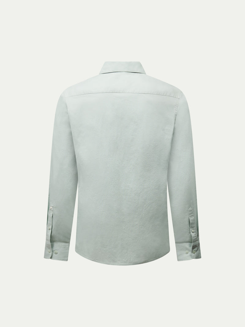Grove Linen Blend Shirt in Seafoam