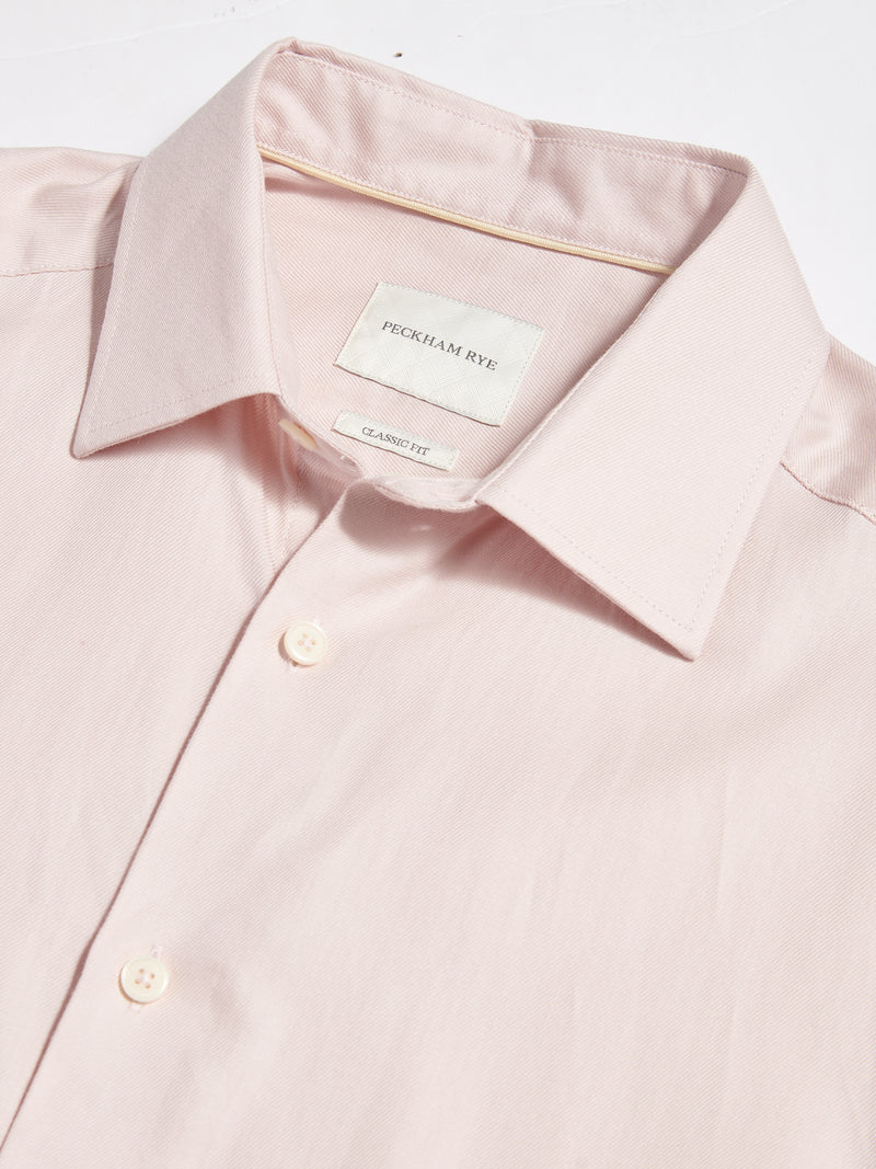 Rozay Fine Twill Shirt in Hushed Violet