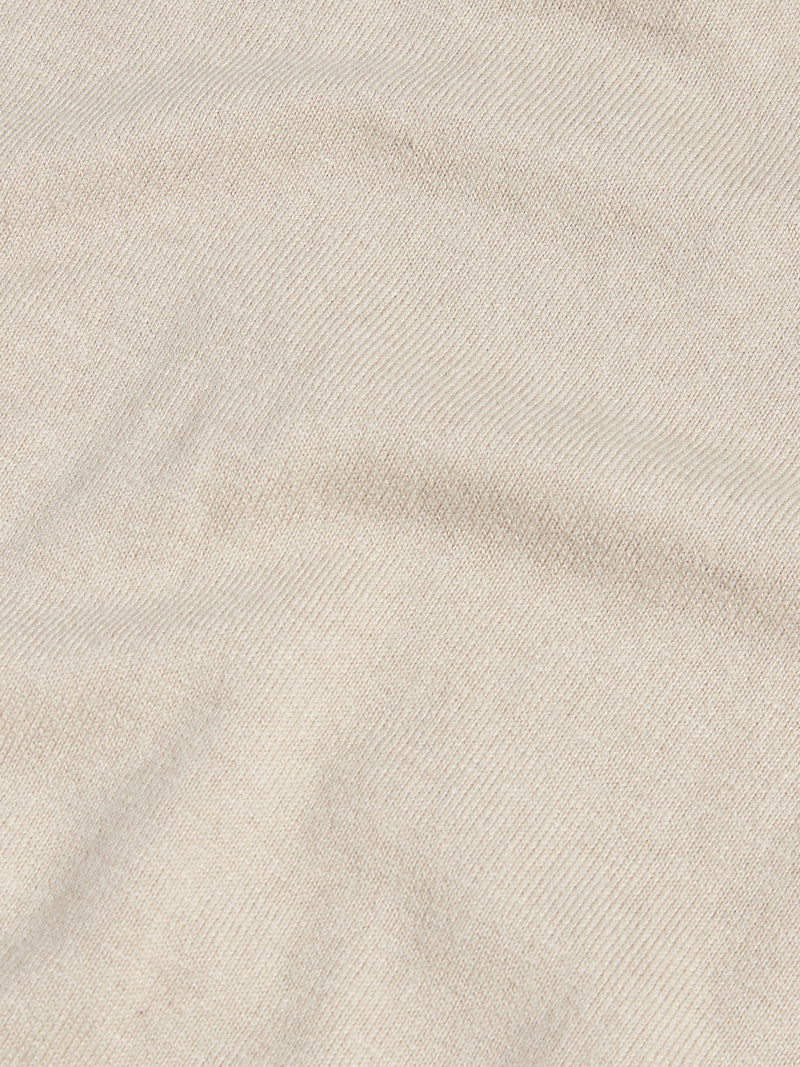 Ocean Textured Knit Polo in Peyote