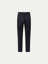 Stretch Cotton Trouser in Dark Sapphire Navy