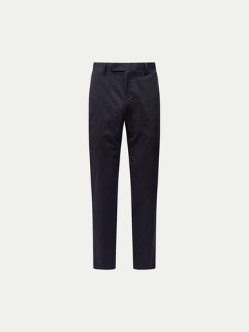 Peckham Rye Mens Stretch Cotton Trouser in Dark Sapphire Navy