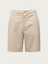 Lido Linen Blend Bermuda Short in Peyote