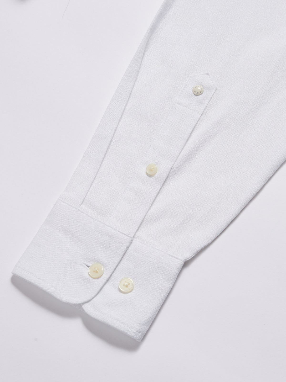 Grove Linen Blend Shirt in Bright White