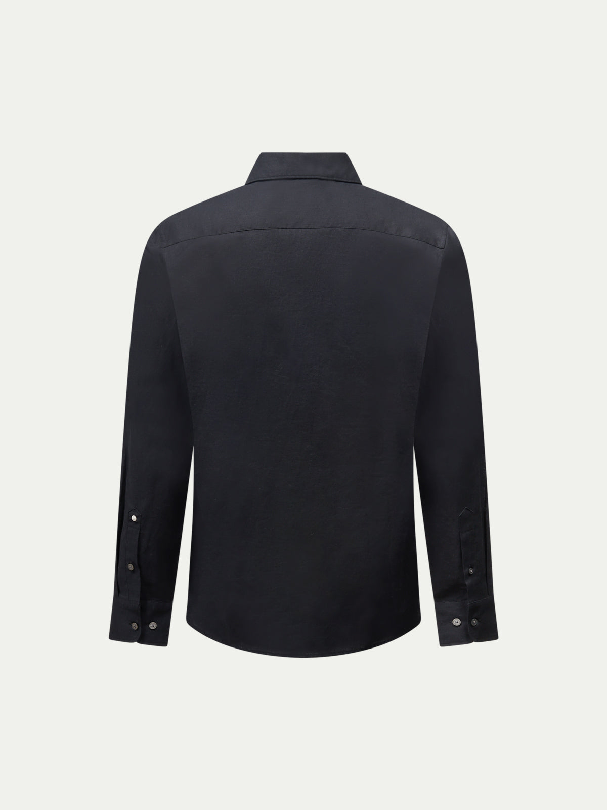 Grove Linen Blend Shirt in Black
