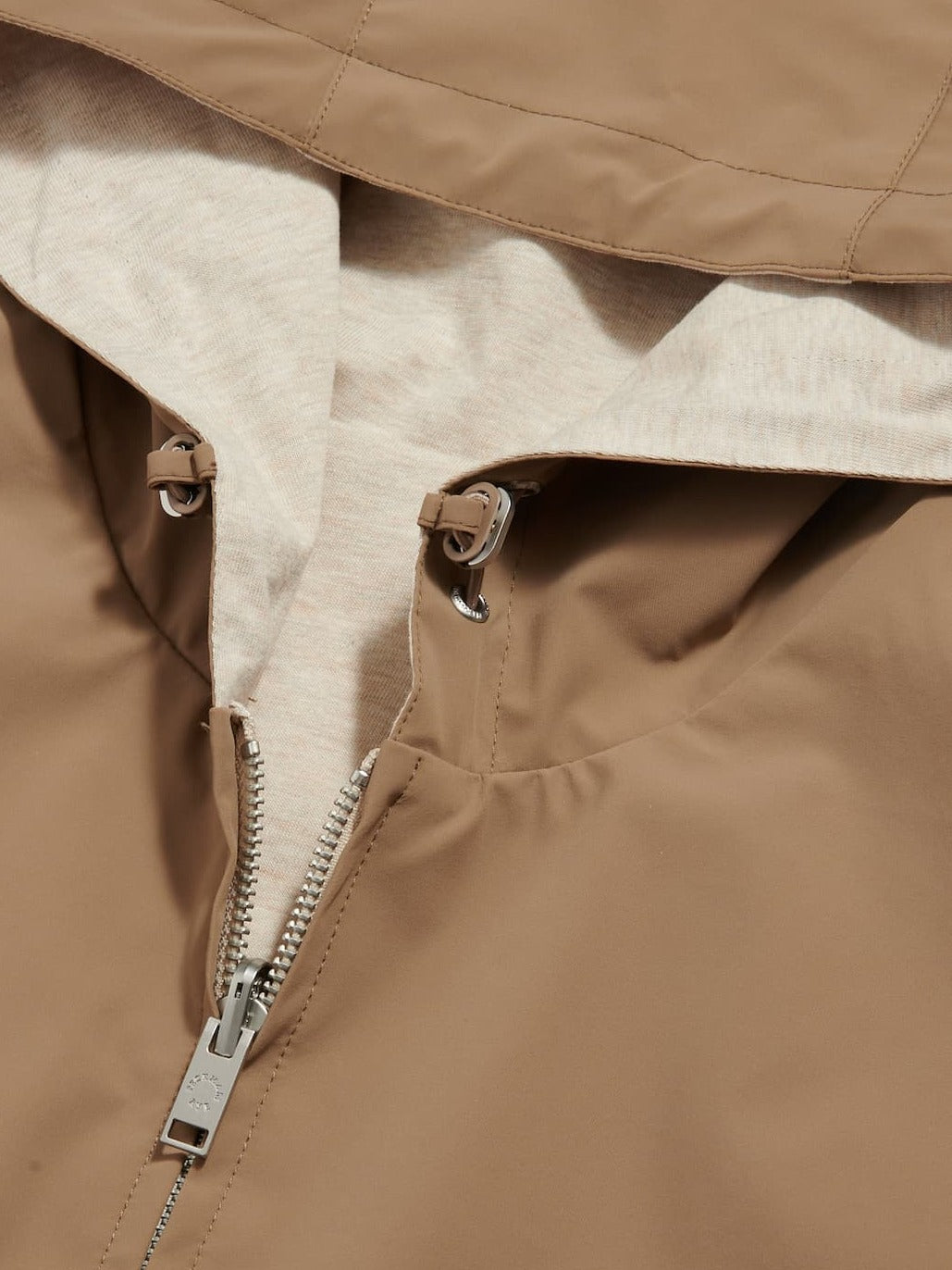 Sloane Reversible Hooded Jacket in Caribou