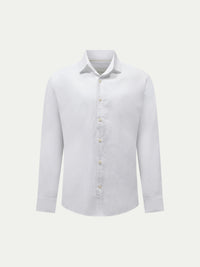 Grove Linen Blend Shirt in Bright White