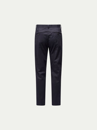 Stretch Cotton Trouser in Dark Sapphire Navy