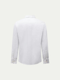 Grove Linen Blend Shirt in Bright White