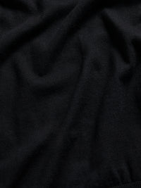 Genovese Knitted T-Shirt in Black
