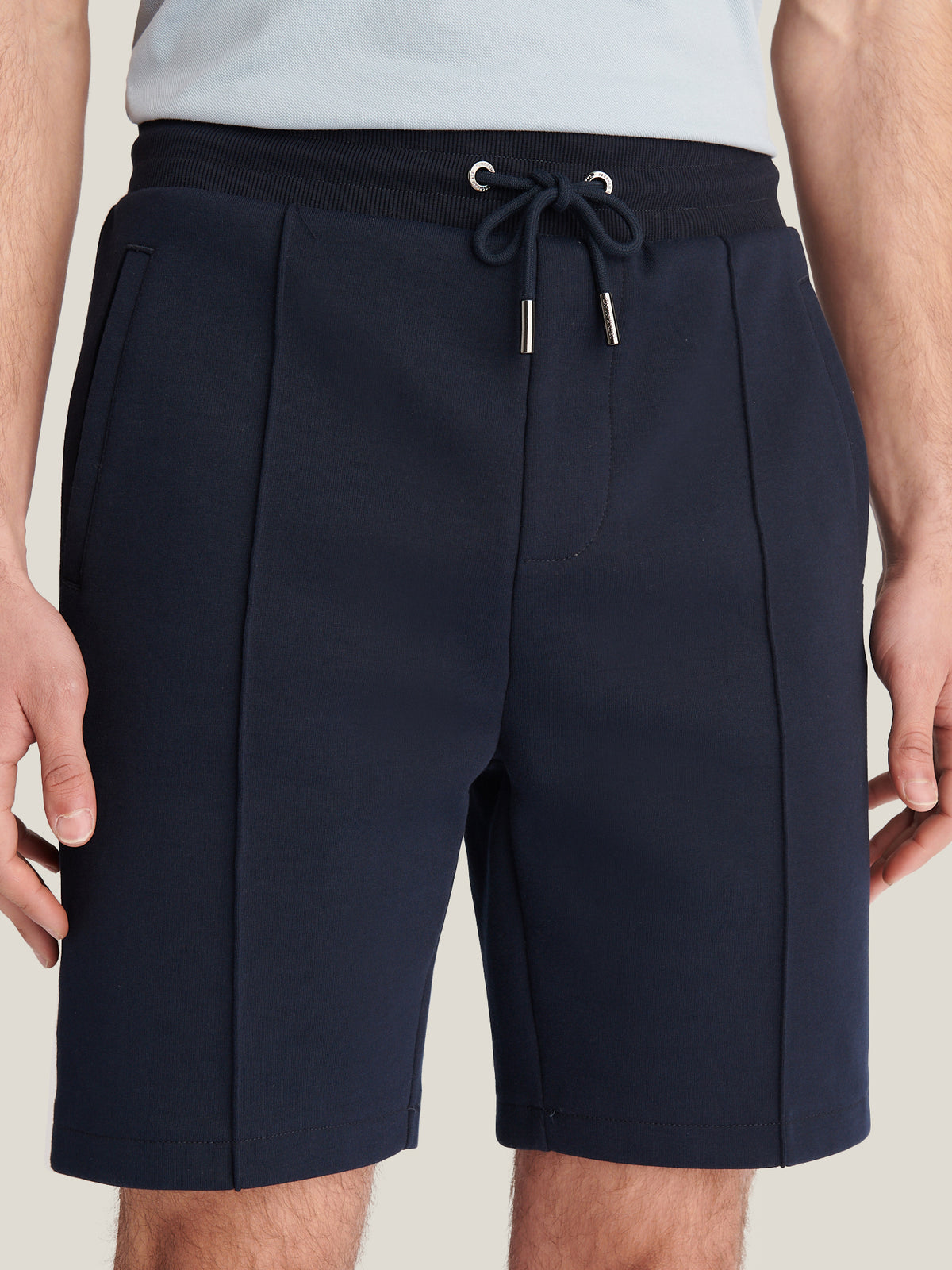 Riva Jersey Interlock Short in Dark Sapphire Navy