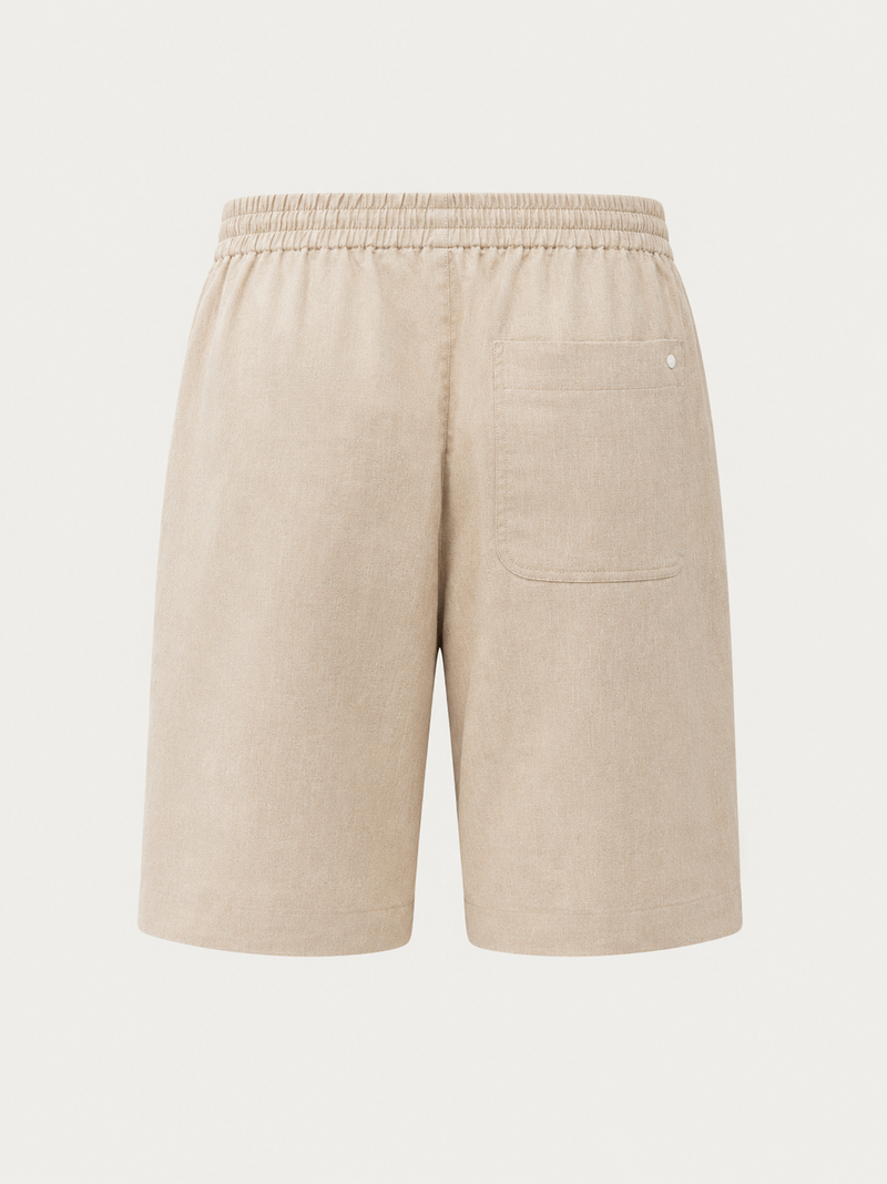 Lido Linen Blend Bermuda Short in Peyote