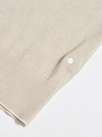 Ocean Textured Knit Polo in Peyote