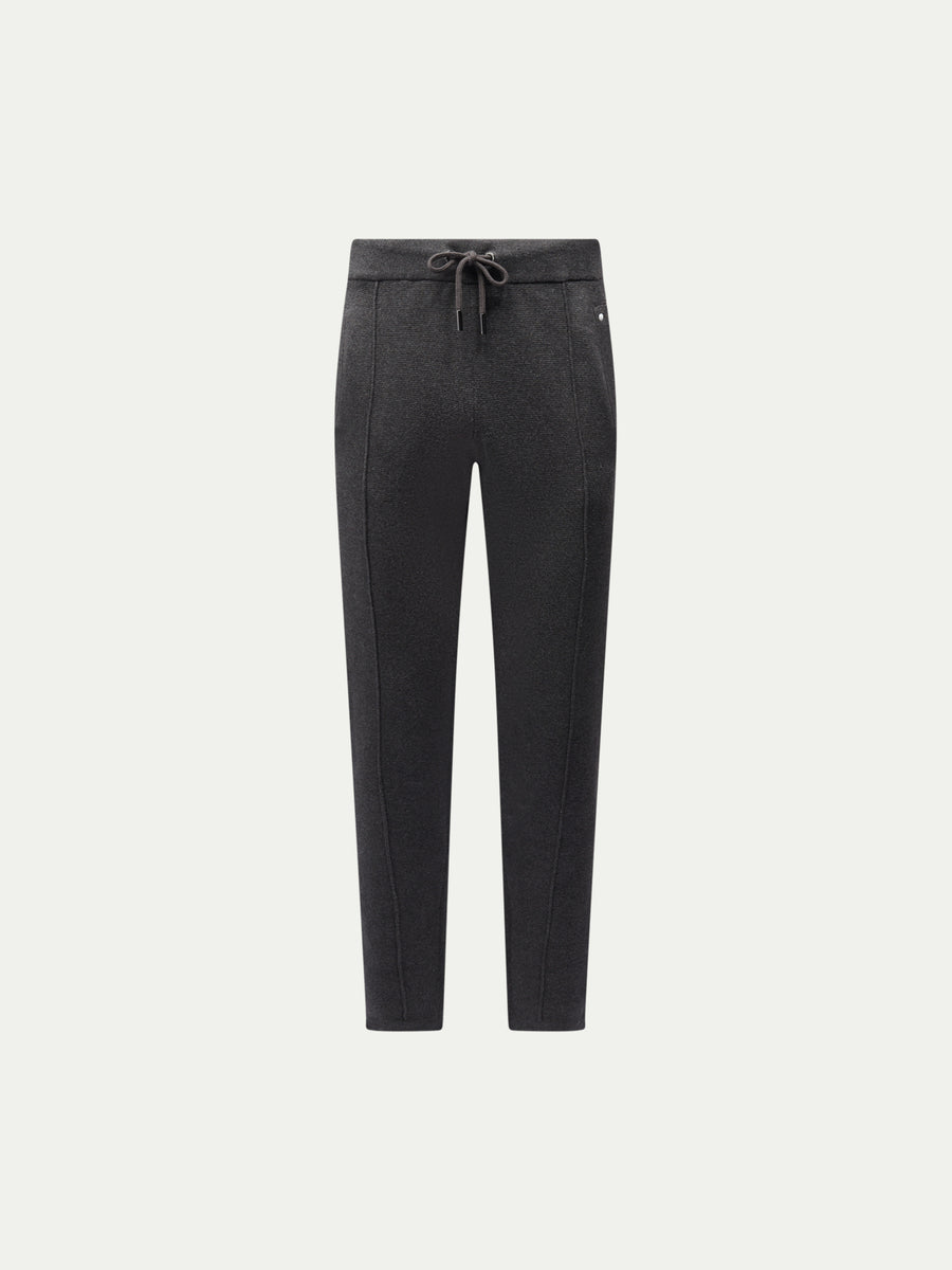 Milano Knit Jogger in Charcoal Grey