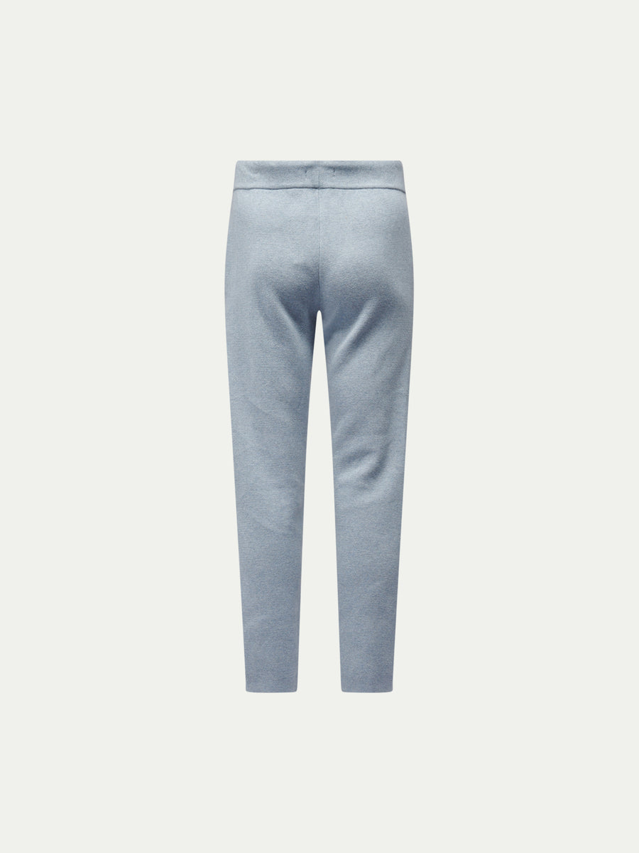 Peckham Rye Mens Milano Knit Jogger in Blue Blizzard