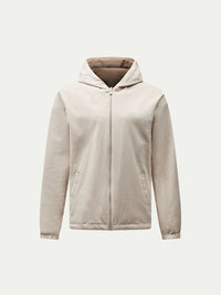 Sloane Reversible Hooded Jacket in Caribou
