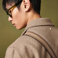 Wool Blend Bomber Jacket in Simply Taupe