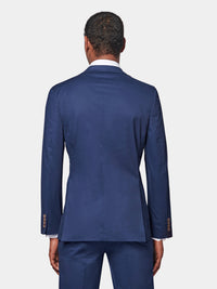 Contemporary Stretch-Twill Suit Jacket in Navy Blue