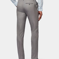 Classic Plain Front Trouser in Charcoal Grey