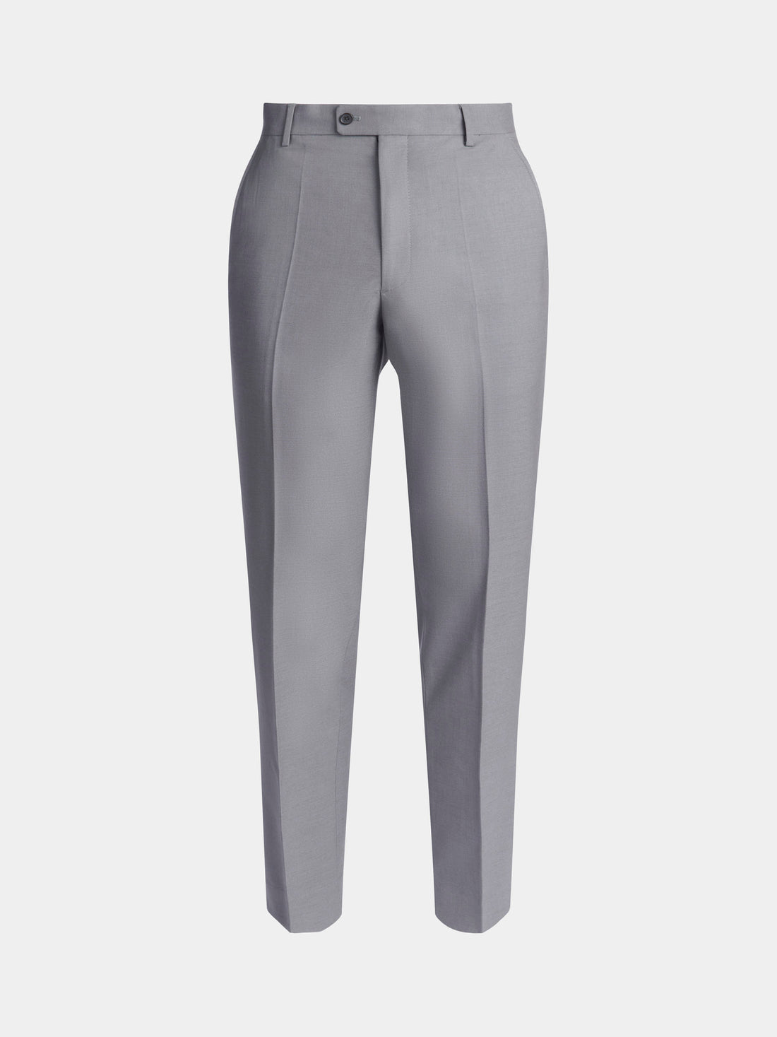 Classic Plain Front Trouser in Charcoal Grey