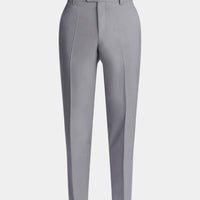 Classic Plain Front Trouser in Charcoal Grey