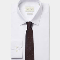 Silk Polka Dot Tie in Carafe